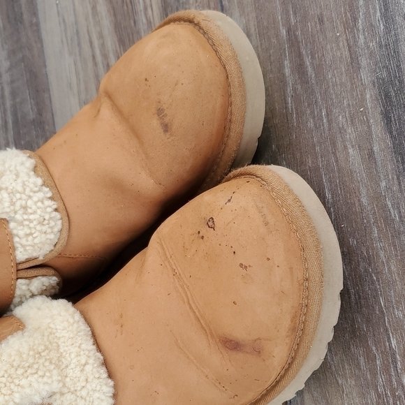 Ugg Australia Jocelin Shearling Buckle Boots ankle booties shoes sz 7 - Picture 5 of 14